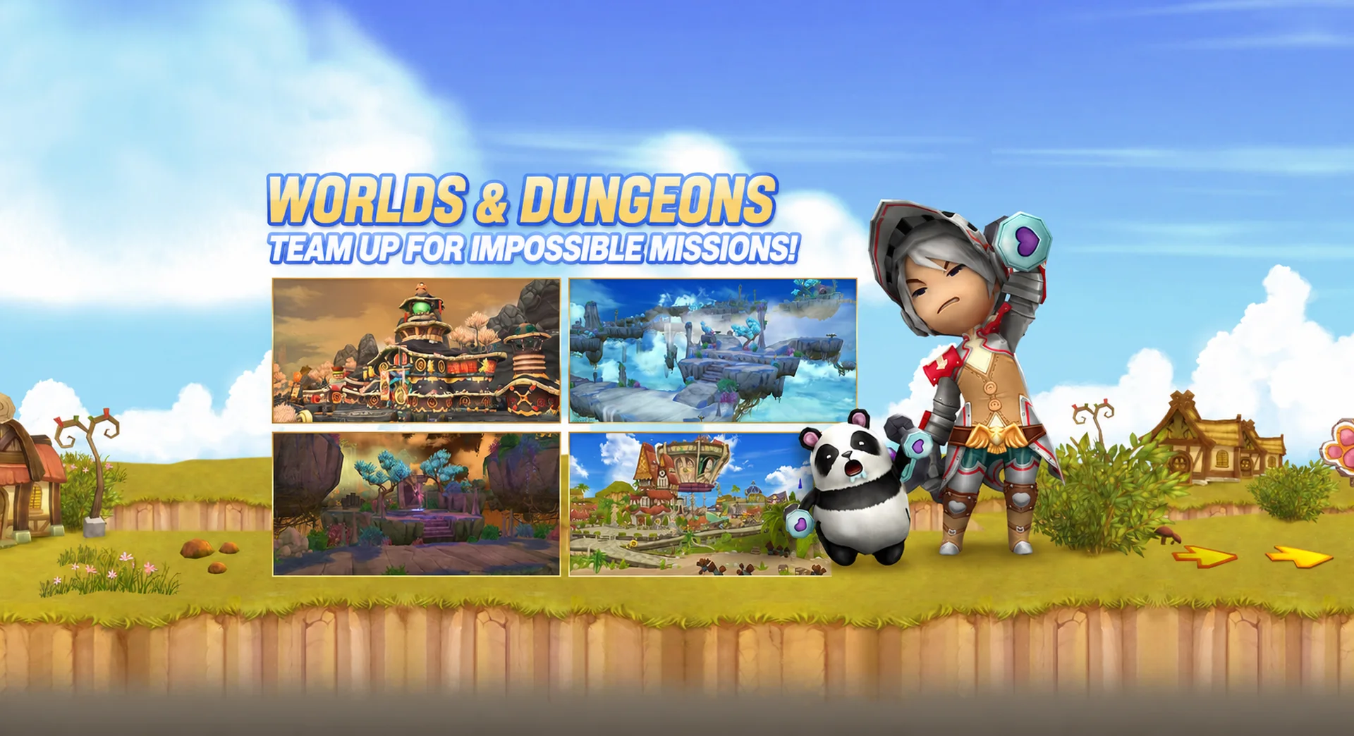 Worlds and dungeons — team up for impossible missions